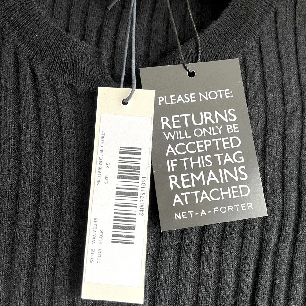 Alex Mill Black Ribbed Sweater - Picture 2 of 5